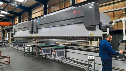 Press brake is taking the company's productivity and quality to a new level