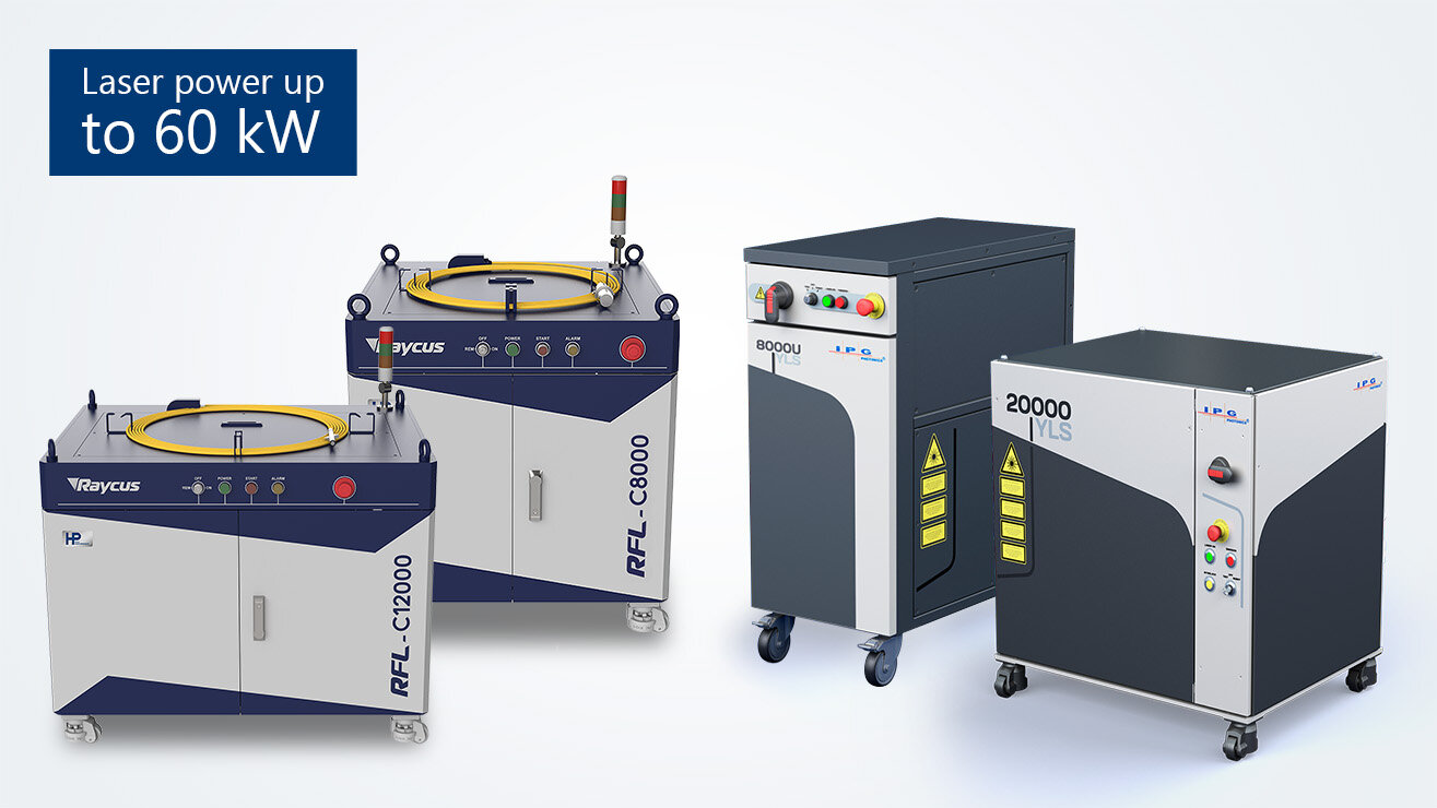 High power: up to 60 kW laser power for maximum productivity