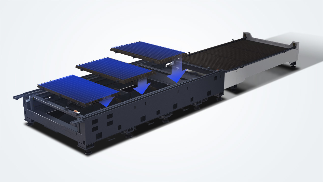Modular and heavy-duty cutting table