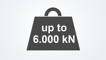 Pressing force: Wide range covered